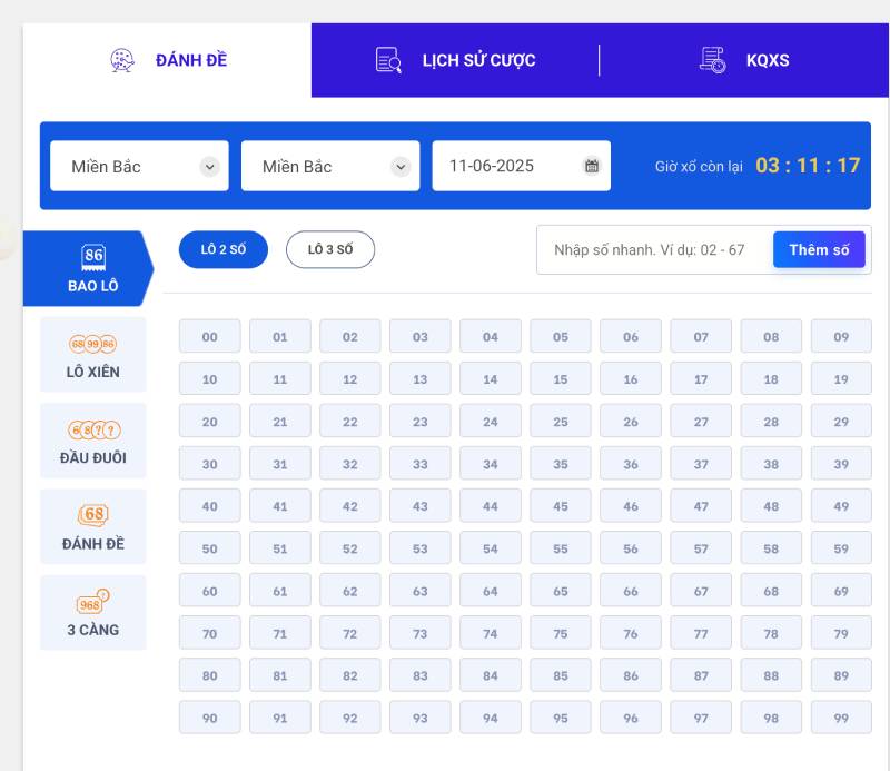 Lô Đề 9bet - Sân Chơi Quen Thuộc Của Dân Nuôi Lô 2 Đa dạng loại cược