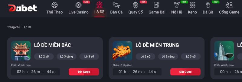 Lô Đề Dabet Là Gì? Sảnh Chơi Lô Được Cộng Đồng Số Đề Quan Tâm 1 Tại sao nên chọn lô đề Dabet?